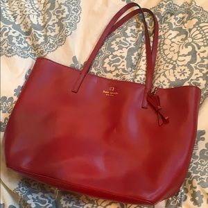 16 inch Red Kate Spade Tote - BARELY USED!